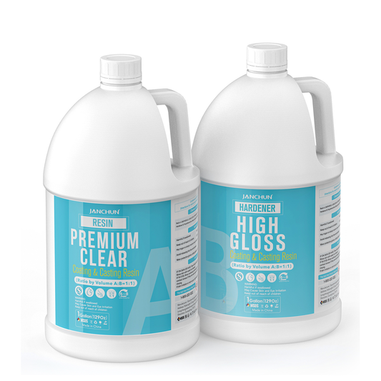 JANCHUN 2 Gallon Premium Clear Epoxy Resin Kit