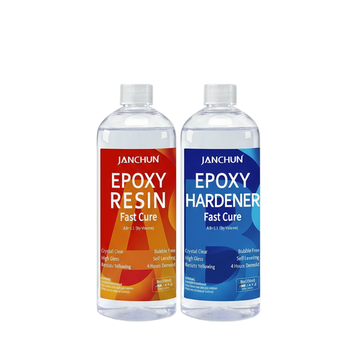 JANCHUN Epoxy Resin  16oz – Crystal Clear Resin Set for Art and Crafts