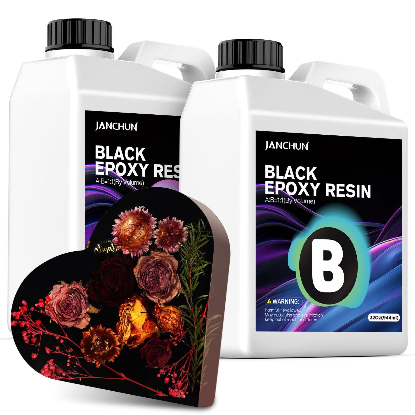 Black Epoxy Resin 64oz