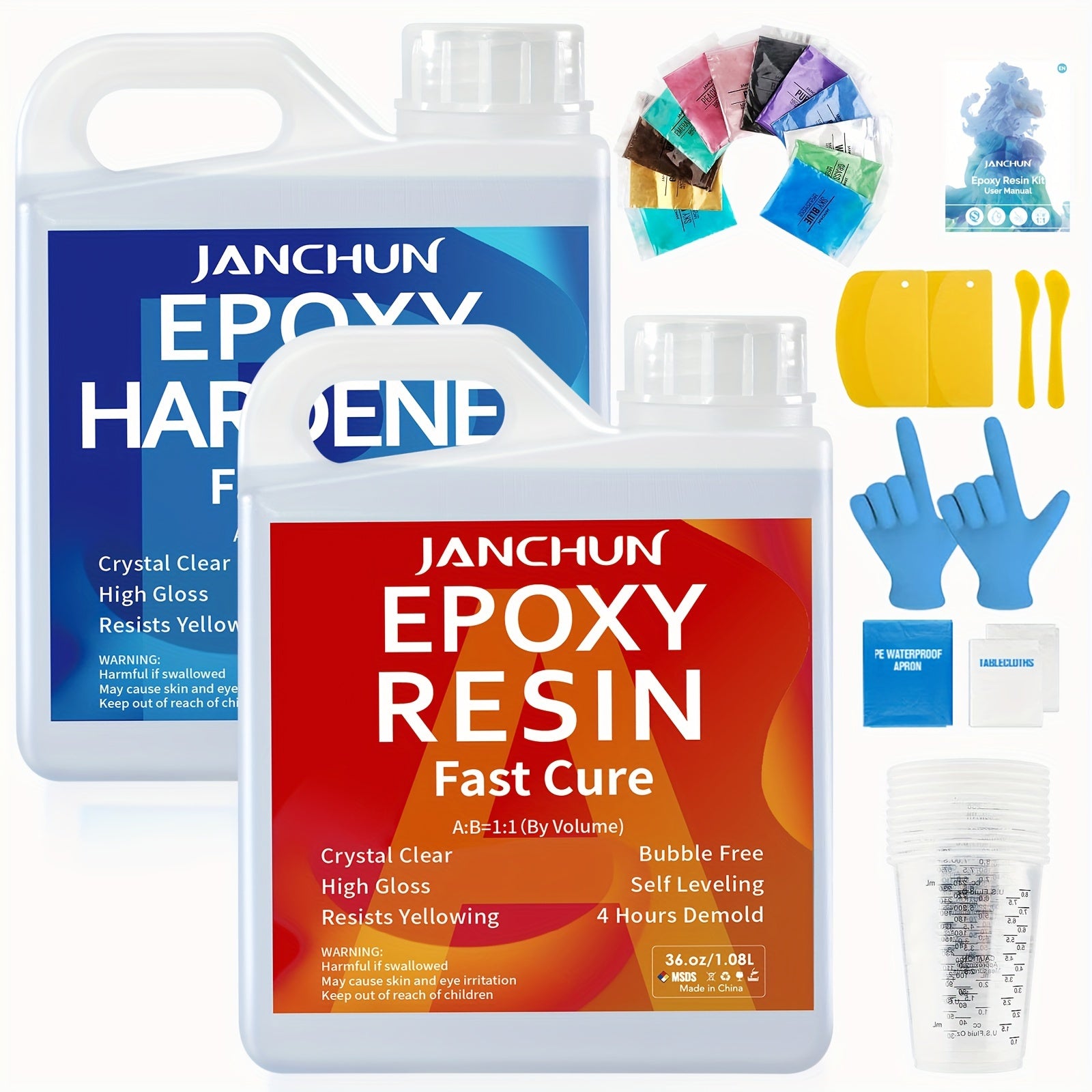 Epoxy Resin Kit (72oz+ Tool Accessories)