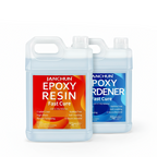 1.5 gallon clear epoxy resin and hardener kit for casting and coating