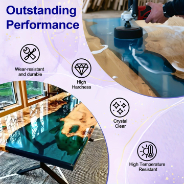 High-gloss non-yellowing epoxy formula with long-lasting clarity