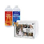 JANCHUN resin picture frame craft kit with 16oz resin and full accessories