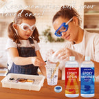 Clear resin picture frames displayed as personalized home décor