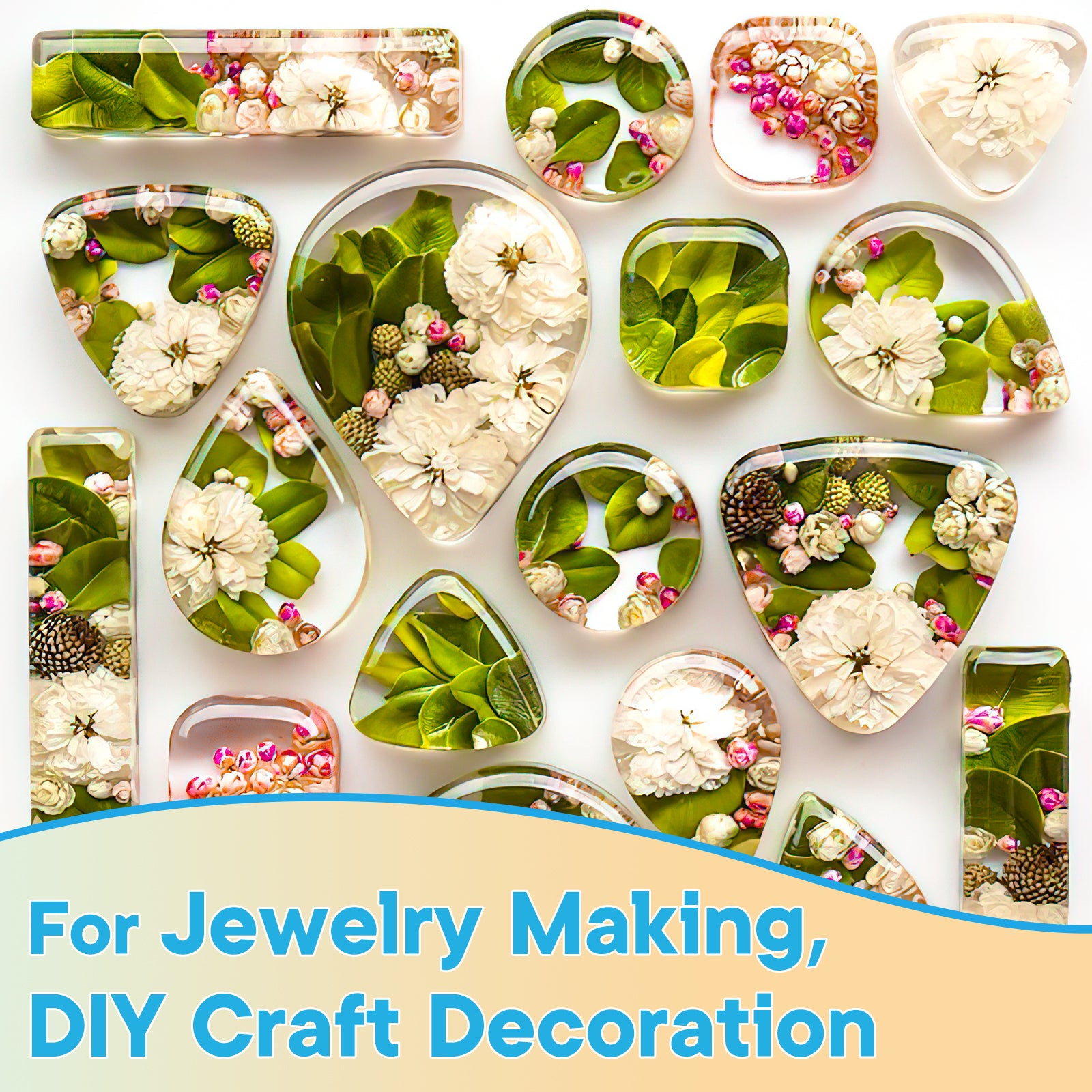 UV resin for jewelry molds, pendants, and creative crafts