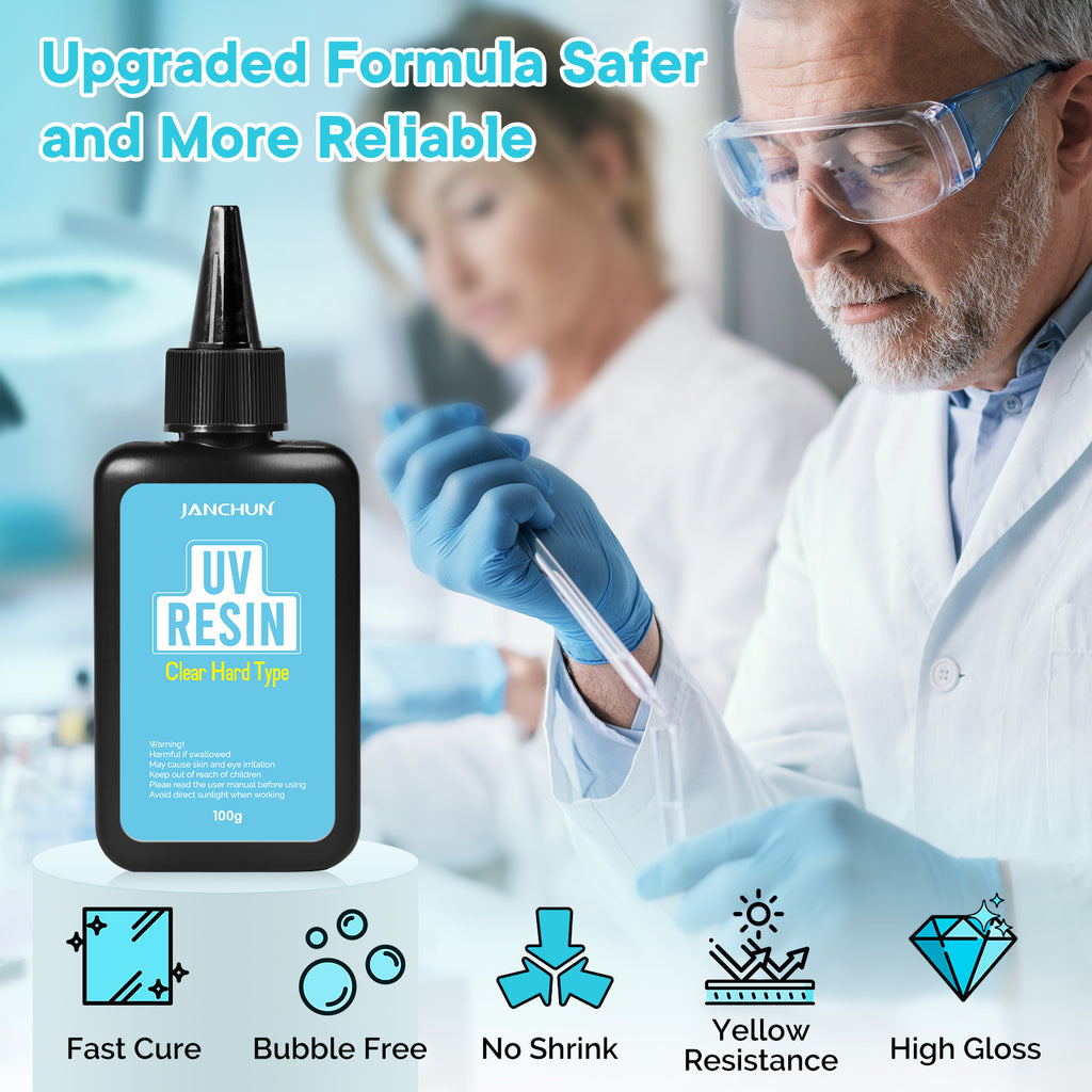 Low odor UV resin safe and easy to use for crafting and jewelry making