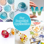 UV resin for jewelry making, DIY crafts, and resin decorations